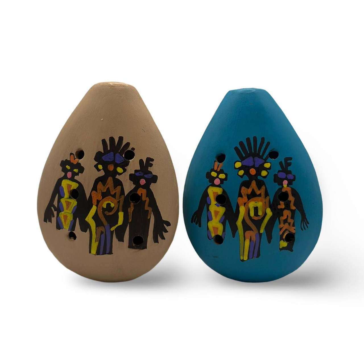 Southwest Collection Ocarina - Three Spirits Native American