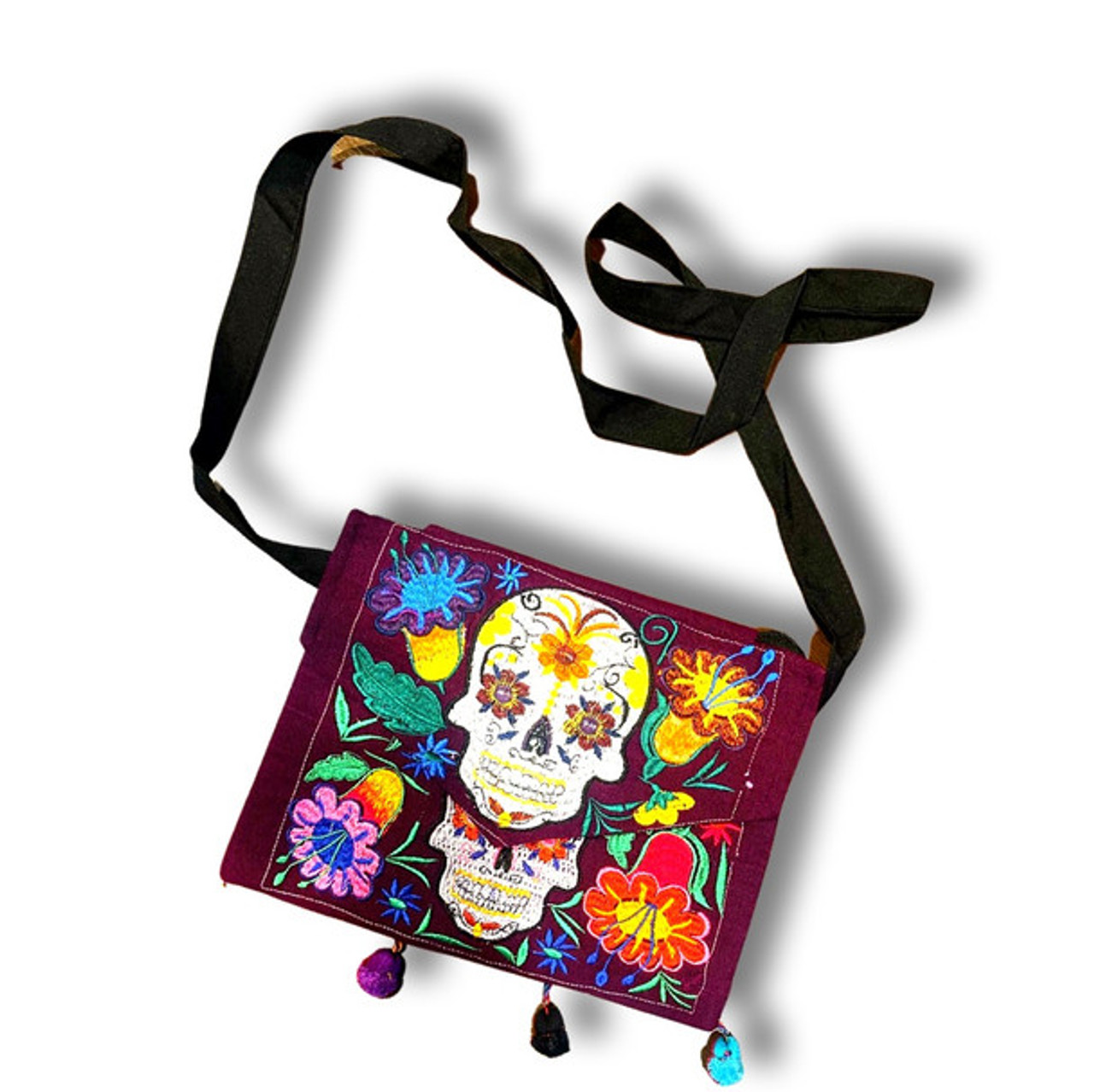 Premium Vector | Day of dead or dia de los muertos skeleton with purse