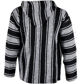 Small Unisex Baja Shirt - Recycled Fibers Stripes Hoodie Assorted Colors Jacket Small Unisex Baja Shirt - Recycled Fibers Stripes Hoodie Assorted Colors Jacket