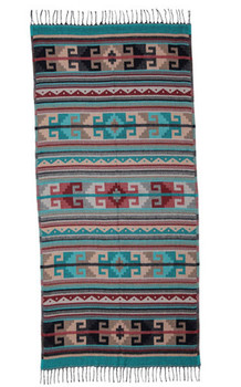 Reversible Shawl Jacquard (50% Wool 50% Acrylic) - Light Weave Quality 50" x 64"