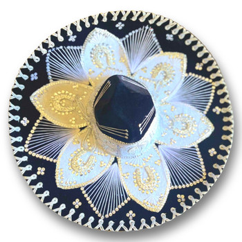 Fancy Star Pattern Sombrero Hand Made Original Fancy Star Pattern Sombrero Hand Made Original