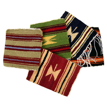 Wool Woven Coasters 5"x5" Hand Made in Peru Wool Woven Coasters 5"x5" Hand Made in Peru