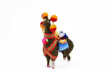 Llama Doll with Alpaca Yarn Hand Made 9" Tall Assorted Colors Peru Medium Llama Doll with Alpaca Yarn Hand Made 9" Tall Assorted Colors Peru Medium