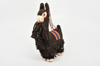 Llama Doll Plush Alpaca Yarn Natural Standing 9" Tall Unique Assorted Llama Doll Plush Alpaca Yarn Natural Standing 9" Tall Unique Assorted