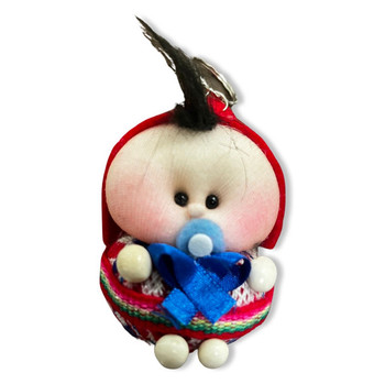 Keychain Baby Andean Doll Genuine Peruvian Traditional Dressed Doll 3" Keychain Baby Andean Doll Genuine Peruvian Traditional Dressed Doll 3"