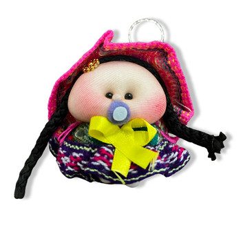 Keychain Baby Andean Doll Genuine Peruvian Traditional Dressed Doll 3" Keychain Baby Andean Doll Genuine Peruvian Traditional Dressed Doll 3"