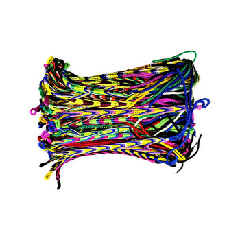 Friendship Bracelets Fishback Bracelet Handcrafted in Peru Acrylic Pack of 50 Bag Assorted Friendship Bracelets Fishback Bracelet Handcrafted in Peru Acrylic Pack of 50 Bag Assorted