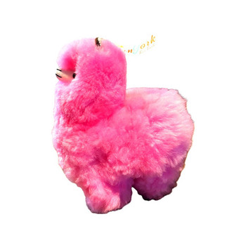 Alpaca Fur Toy 6" Extremely Soft Llama Plush Teddy Standing Handmade Alpaca Fur Toy 6" Extremely Soft Llama Plush Teddy Standing Handmade
