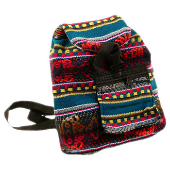 Manta Children's Cotton Adventure Back Pack Vibrant Colors Peru Manta Children's Cotton Adventure Back Pack Vibrant Colors Peru