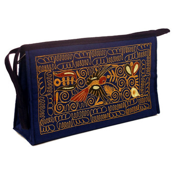 Embroidered Cosmetics Pouch Colca Canyon Cotton Makeup Envelope Purse Embroidered Cosmetics Pouch Colca Canyon Cotton Makeup Envelope Purse