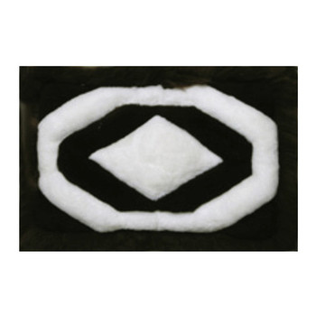 Natural Color Alpaca Fur Rug Aspen Rhombus 22" x 32" - Design 23 Natural Color Alpaca Fur Rug Aspen Rhombus 22" x 32" - Design 23