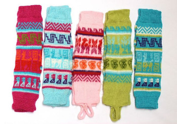 50% Alpaca 50% Acrylic Geometric Hand Knit Leg Warmers 50% Alpaca 50% Acrylic Geometric Hand Knit Leg Warmers