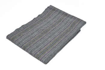 Two Tone Reversible Fine Stripes Blanket - 100% Alpaca 60" x 84" Two Tone Reversible Fine Stripes Blanket - 100% Alpaca 60" x 84"