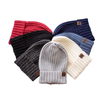 Diana Heavy Double Wall Wide Band Beanie - 100% Alpaca Solid with Cuff