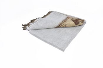 Alpaca Blanket - Brushed Alpaca Line Design Tan and Brown Alpaca Rows Fringed Reversible Throw Alpaca Blanket - Brushed Alpaca Line Design Tan and Brown Alpaca Rows Fringed Reversible Throw