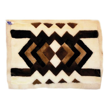 Spider Pattern Alpaca Fur Rug Rectangular 33" x 48" - Design 14 Spider Pattern Alpaca Fur Rug Rectangular 33" x 48" - Design 14