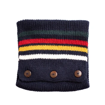 Classic Signature White 100% Alpaca Infinity Scarf Collar Heavy Knit Ultra Soft Chunky Knit