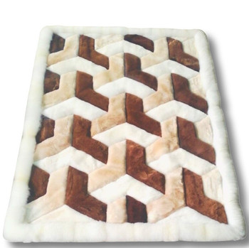 Alpaca Fur Rug Y Design Tridimensional Rectangular 48" x 64" - Design 44 Alpaca Fur Rug Y Design Tridimensional Rectangular 48" x 64" - Design 44
