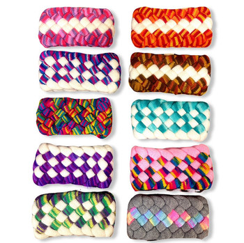 Knit Laced Headband Hand Knit Alpaca Wool Patterned One Size Knit Laced Headband Hand Knit Alpaca Wool Patterned One Size