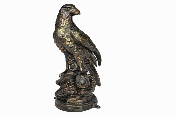 On the Watch American Eagle Art Statue Aluminum Art for Patriotism