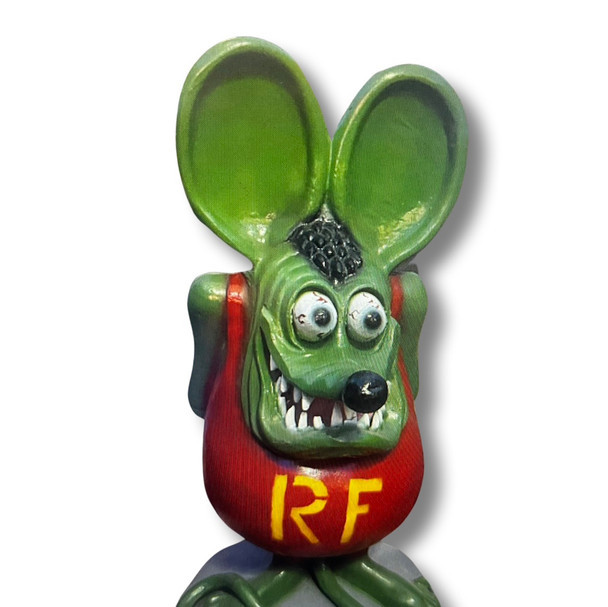 Hot Rod Monster Rat Fink Crazy Grotesque Mouse Statue for Unique