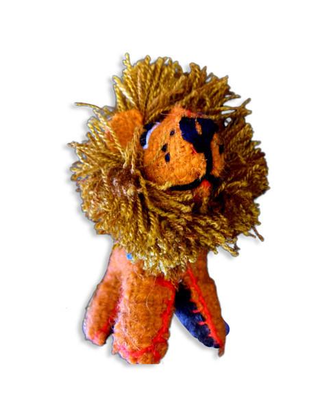 Assortment Mix Felt Animals - Mexican Oaxaca Yarn Ornament with Pom Pom