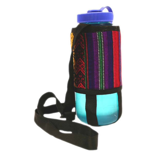 Manta Water Bottle Holder Handwoven Large 1 Liter Peru Adjustable Classic