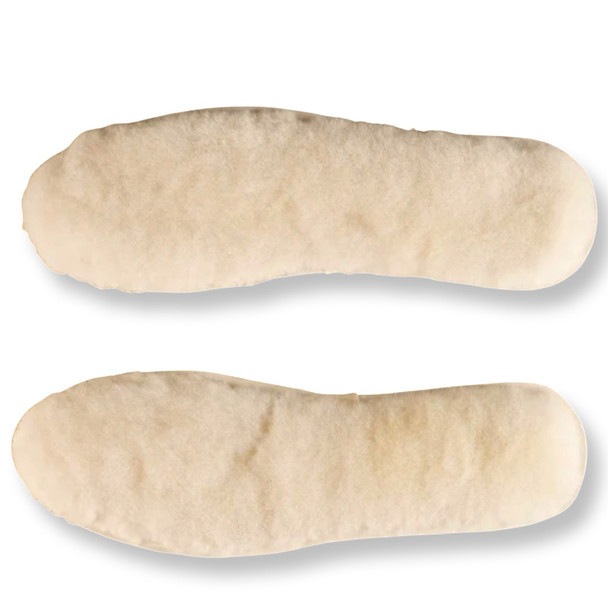 Winter Warm Insoles Alpaca Liners Shoe Boot Fur Natural Adult Size 7 Pair