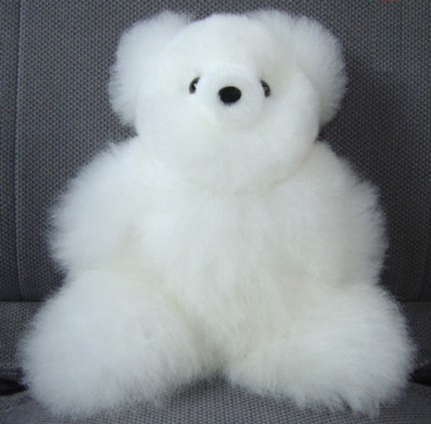 Baby Alpaca Fur Teddy Bear Assorted Colors 10