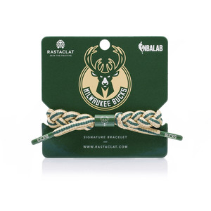 RASTACLAT BRAIDED NBA TEAM BRACELET - Milwaukee Bucks