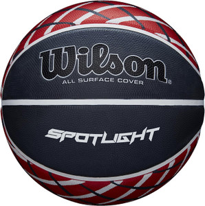 Wilson red grey all surface rubber ball