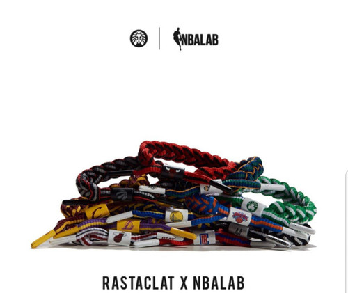 RASTACLAT BRAIDED NBA TEAM BRACELET Miami Heat Basketball Republic