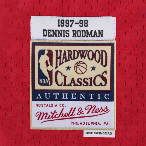 Dennis Rodman 1997-98 Chicago Bulls Road Hardwood Classic