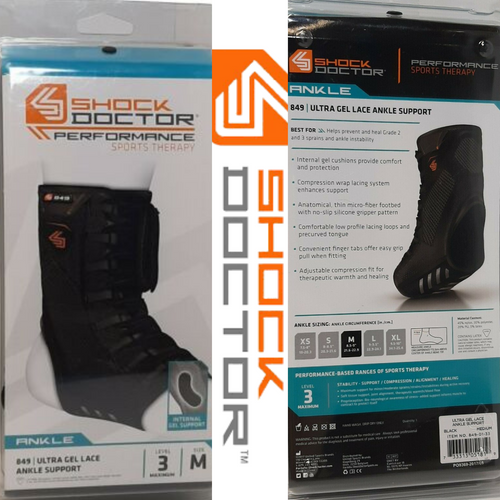 Shock Doctor Ultra Gel Lace Ankle Support