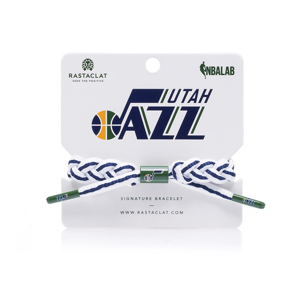 RASTACLAT BRAIDED NBA TEAM BRACELET Utah Jazz Basketball Republic