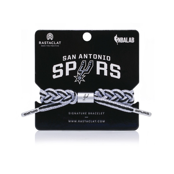 RASTACLAT BRAIDED NBA TEAM BRACELET San Antonio Spurs