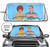 Barbie® & Ken® Road Trip Car Windshield Sunshade + Storage Pouch