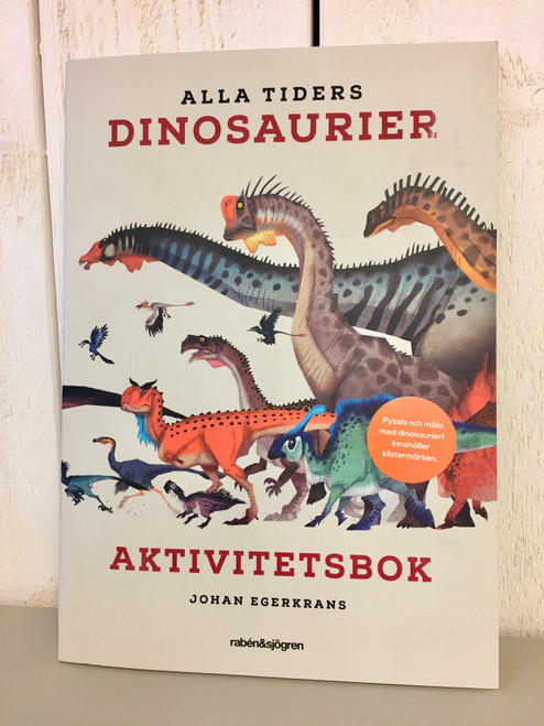 Aktivitetsbok, dinosaurier 