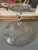 Glasfat på fot, 25 cm i diameter