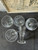 Snapsglas med slipat motiv (5 st)