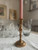 Ljusstake i malm, höjd 18,4 cm