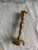 Ljusstake i malm, höjd 18,4 cm