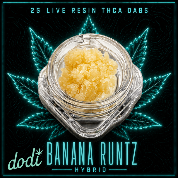 THCa Concentrate - 2 Gram - Banana Runtz