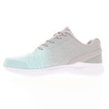 Inner side view of the TravelBound Duo Diabetic Friendly Sneaker in Grey/Mint.