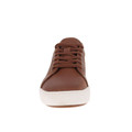 Front view of the tan Koda Sneaker with white midsole and tan rubber outsole