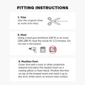 Fitting instructions for the Propét Contour Pro heat moldable insoles