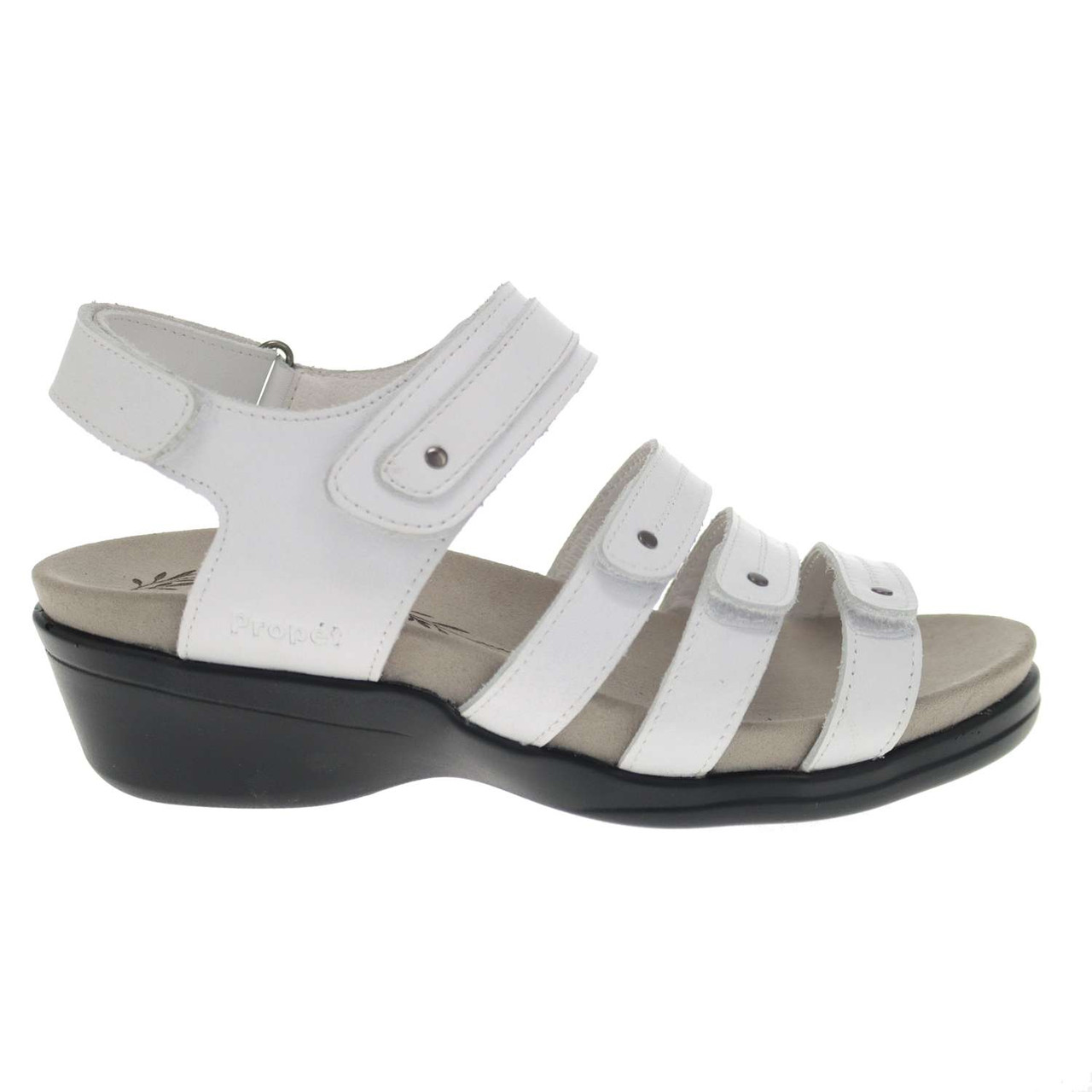 Ainsley Strappy Leather Comfort Sandal | Women display picture 1
