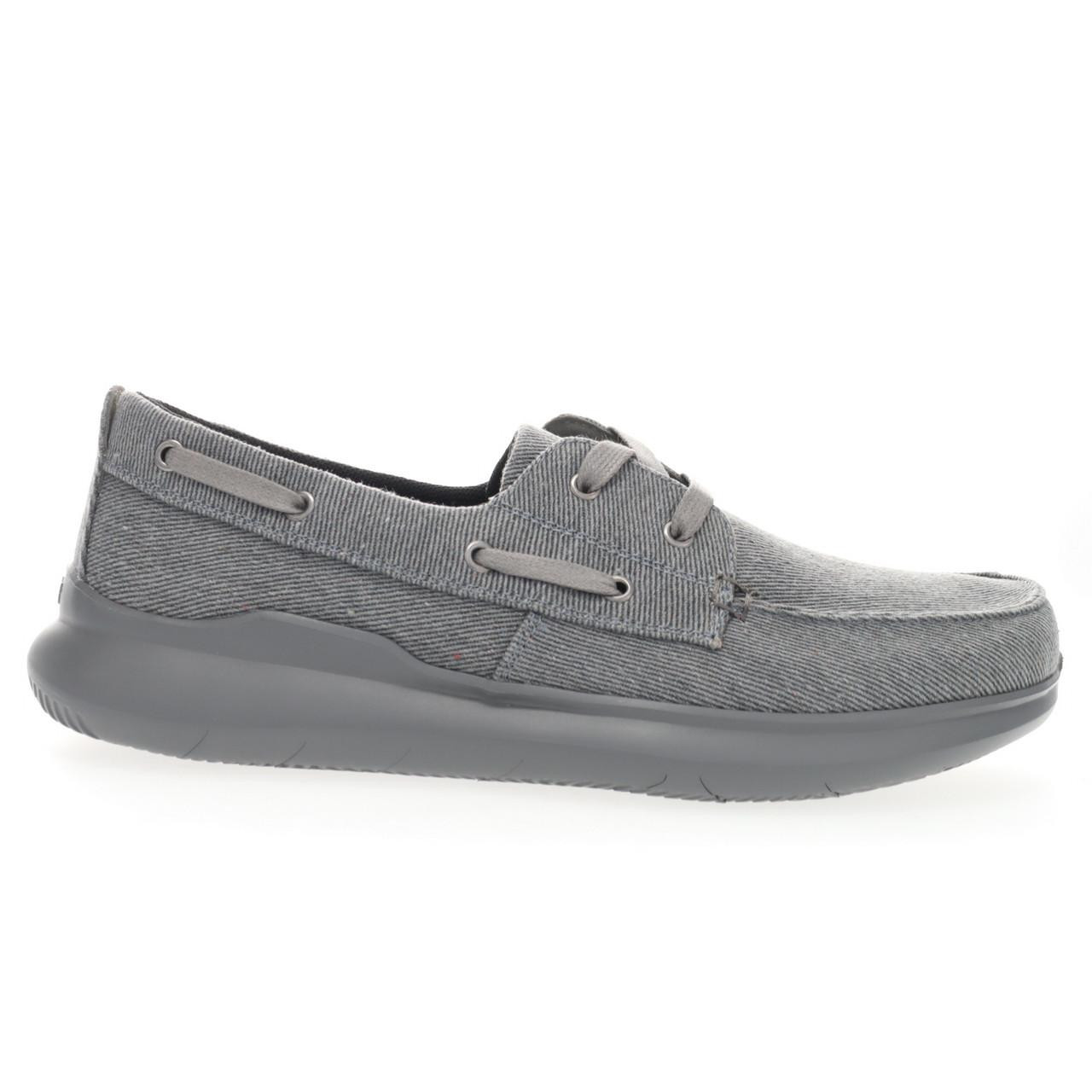 Propet Sz 9.5 Slip-On Gray Textile Men‎ Slip On MCX004C Medium (D, M) Viasol Slip-On | Men main image 2