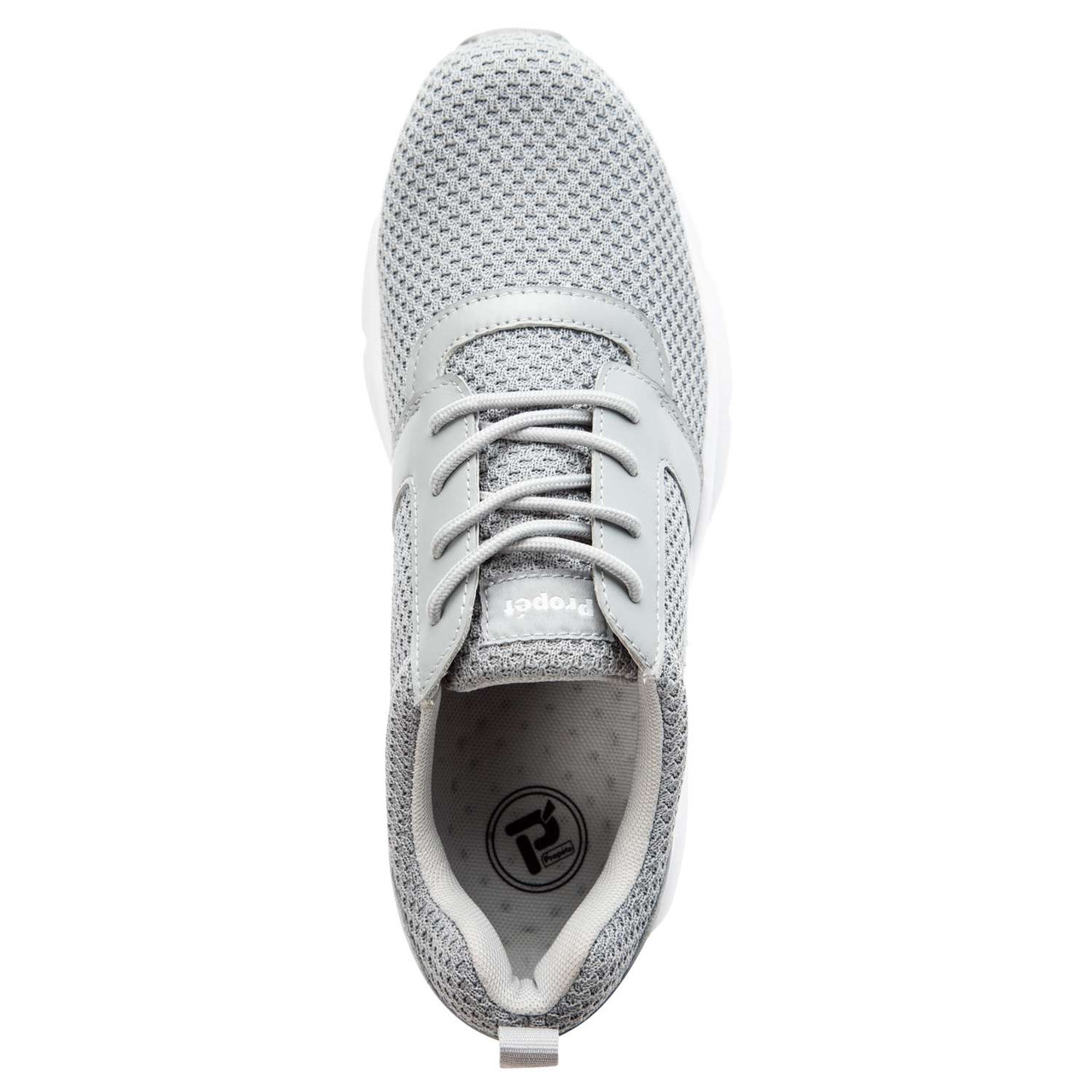 Propet Men\'s Ortholite Size 12 5E(XX) White Comfort Walking Sneakers MAS002M New Propet Stability Walker White Navy – 2BigFeet main image 2