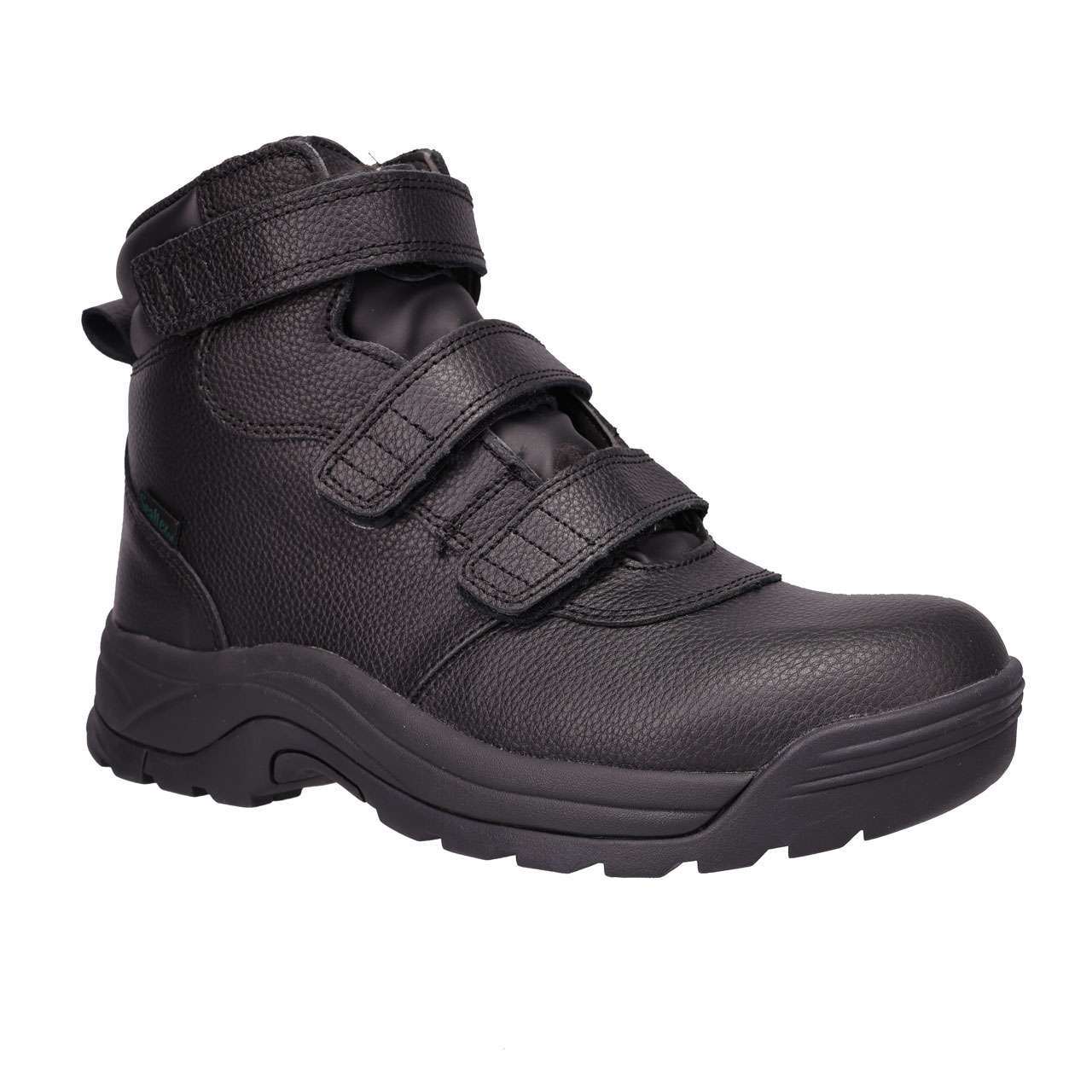 Propet Black Grain Leather‎ orthopedic Arch Ankle Support Hiking Boots Men 12 Cliff Walker Waterproof Hiking Boot | Men main image 4